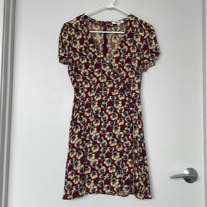 Madewell red floral sundress